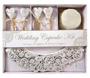 Set de Decoración de Cupcake Boda 