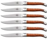 Forge de Laguiole – Cofre de 6 Cuchillos con Mango de Madera de Enebro