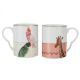 Mug Taza Loro y Jirafa - Kit de 2