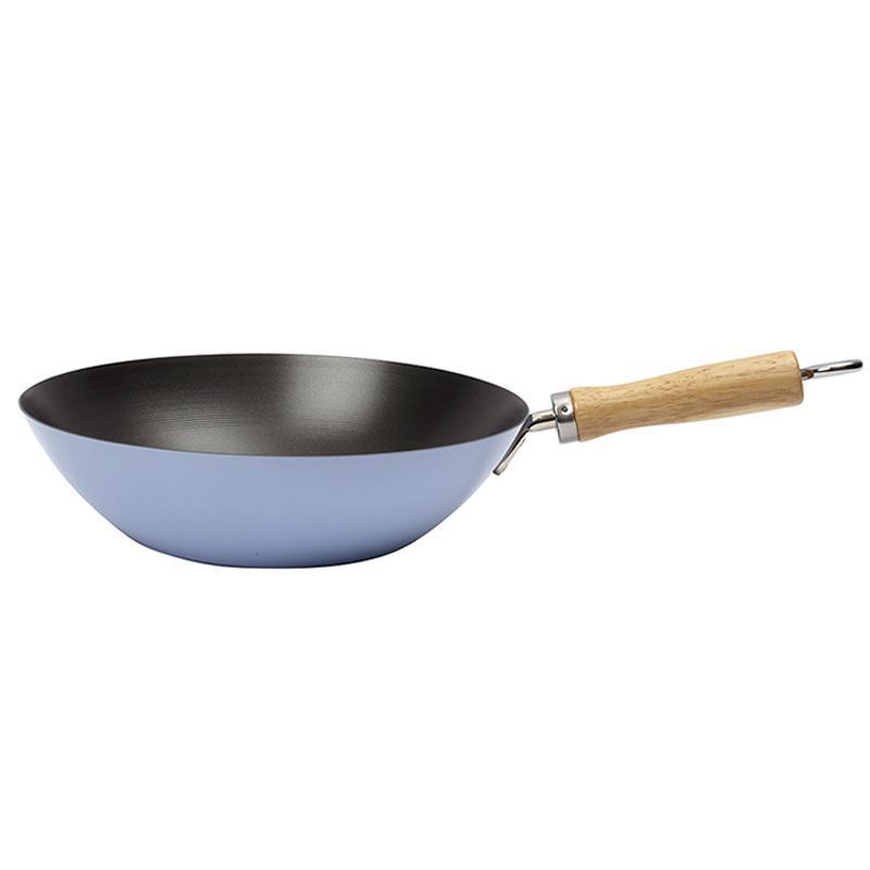 Wok De Acero Al Carbono Antiadherente Ecolution Con Rive... Wok De Acero Al Carbono Antiadherente Ecolution Con Rive...