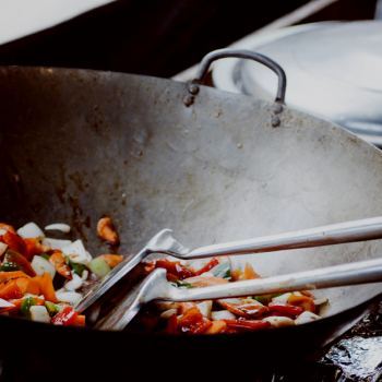 Taller de wok con visita al mercado