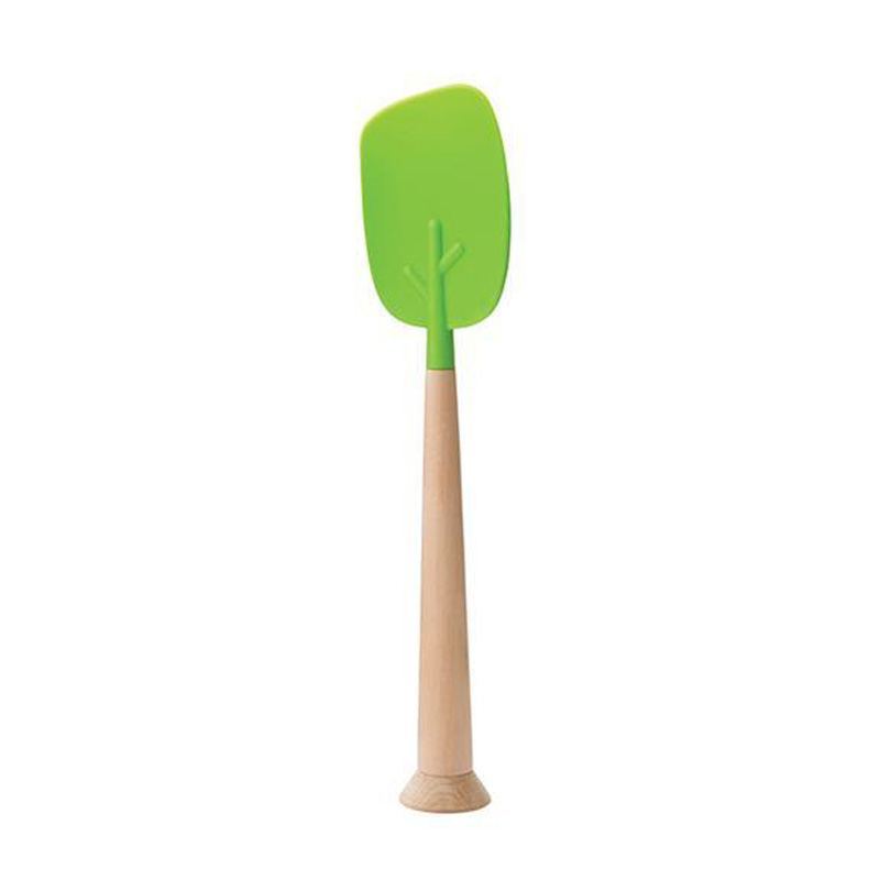 Paleta Espatula Cocina Silicona Mango Madera M2 Sheshu Home