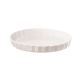 Molde para Quiche y Tarta en Porcelana Blanca