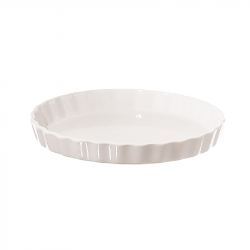 Molde para Quiche y Tarta en Porcelana Blanca