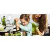 Padres e hijos cocinan