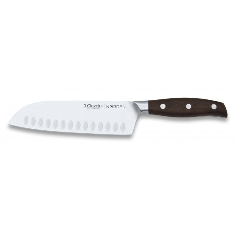 Santoku 3 Claveles Norden17.5 cm