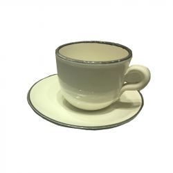 Taza Café Cerámica Blanca 