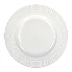 Plato Llano Porcelana Casale - 4 Unidades