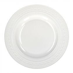 Plato Llano Porcelana Casale - 4 Unidades