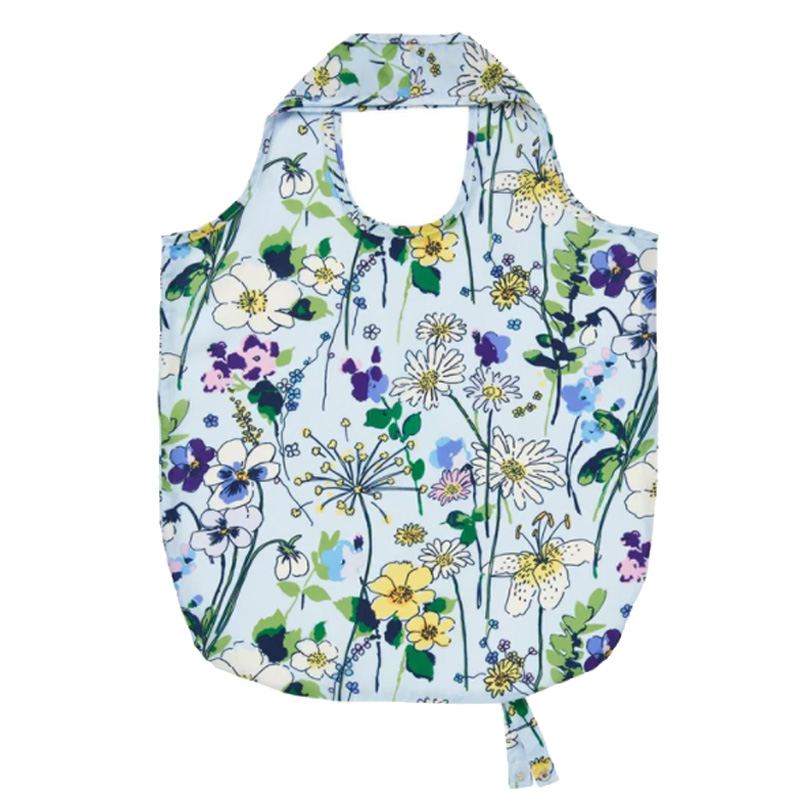 Bolsa Tela Plegable Flores 