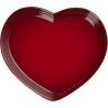 Plato Llano Corazón Le Creuset - Rojo