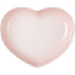 Plato Llano Corazón Le Creuset - Rosa