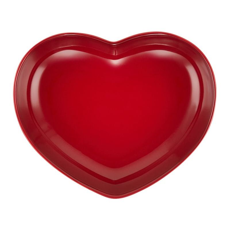 Plato Hondo Corazón Le Creuset - Rojo