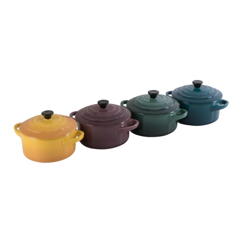 Mini cocotte Le Creuset en cerámica de gres ¡pack de 4 en estuche!