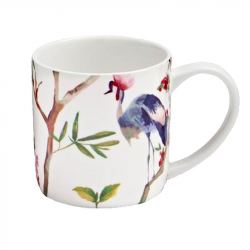 Taza de Porcelana con Diseño Oriental