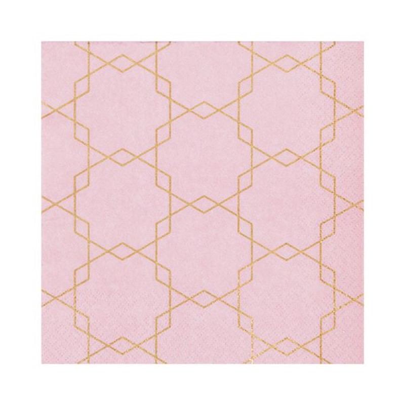 Servilletas de Papel Art Deco Rose