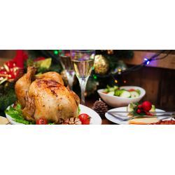 Pavo relleno para Navidad