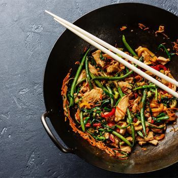 Taller de wok con visita al mercado