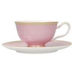 Taza de Té con Plato Rosa Kasbah