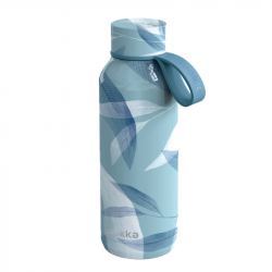 Botella de Agua de Acero Inoxidable Pingüino de la Historieta Forma de vacío Botella de Agua de la Taza del Frasco para Niños Niños Azul 