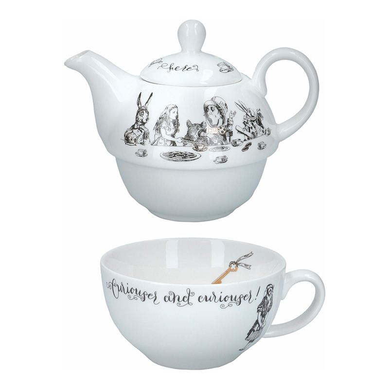 Tetera individual con taza