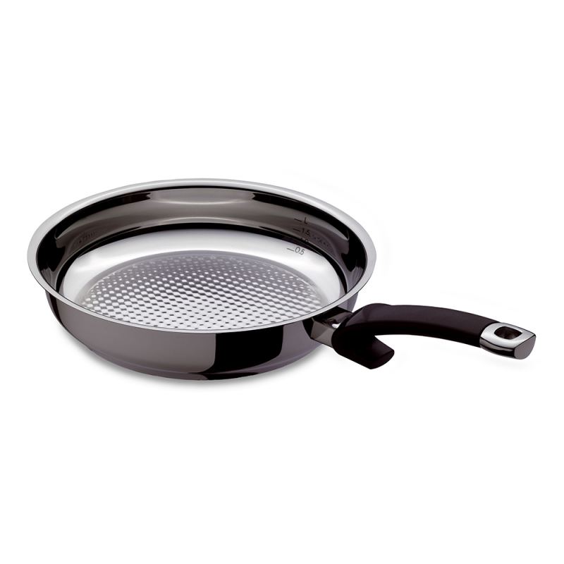 Sartén de acero inoxidable Crispy Steelux Premium de Fissler.