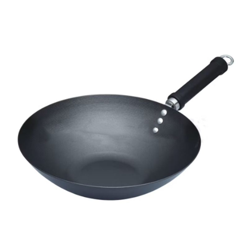 Wok Inducción 24cm, Acero al Carbono, 3 Capas Antiadherente