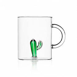 Mug cactus verde cristal