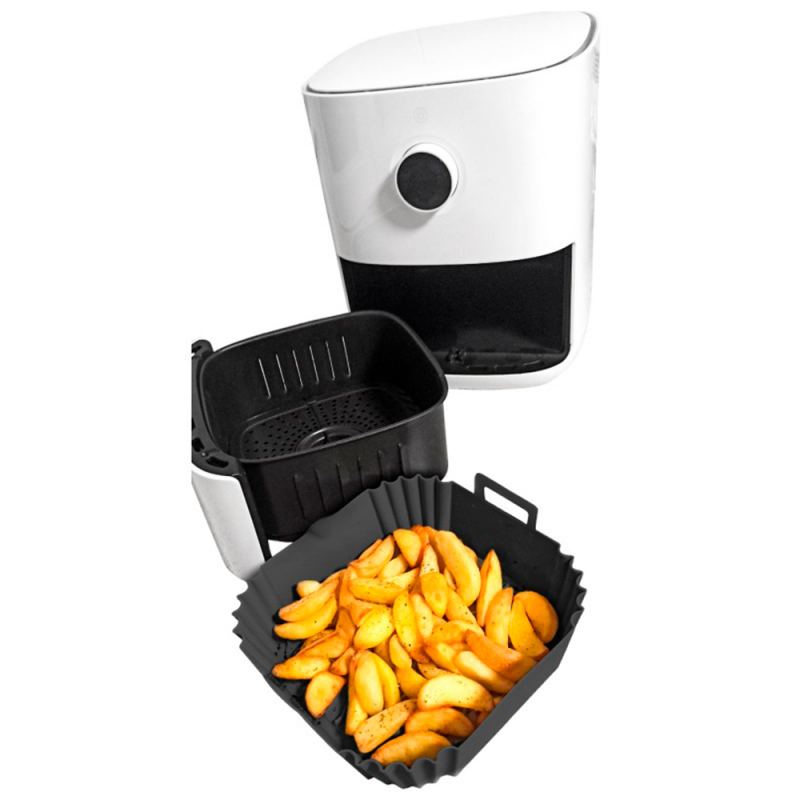 Air fryer silicone tray/Bandeja de silicona para freidora de aire