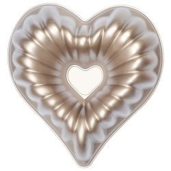 Molde Bundt en forma de corazón