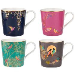 4 tazas de porcelana Chelsea