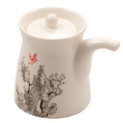 Dispensador de soja de porcelana con diseño oriental