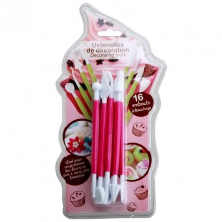 Set de 8 Utensilios Dobles para Modelar Fondant