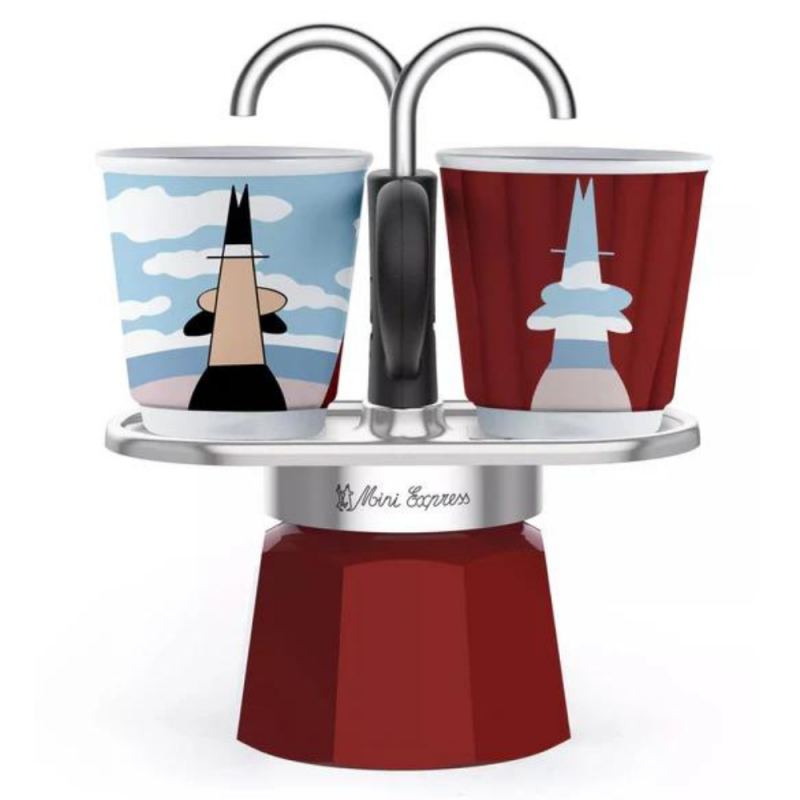 Cafetière Moka BIALETTI Mini Express - 2 Tasses Cœur 90ml