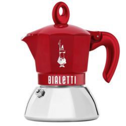 Cafetera Italiana Inducción Roja - 3 y 6 Tazas