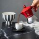 Cafetera Italiana Inducción Roja - 3 y 6 Tazas