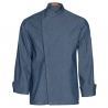 Chaqueta cocina hombre azul claro