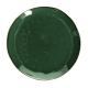 Fuente para Servir de Gres Circular verde