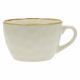 Taza de desayuno de gres crema