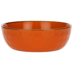 bol de gres naranja