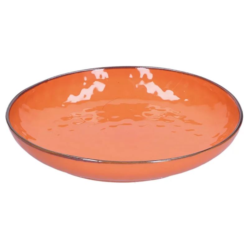 Fuente redonda esmaltada