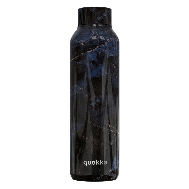 Botella termica black marble