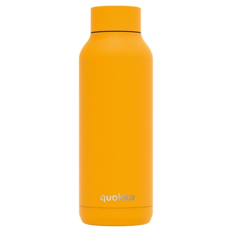 Botella Termica de acero inoxidable solid amber yellow