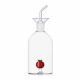 Aceitera antigoteo en cristal con tomate