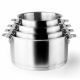 Ollas de acero inoxidable apilables combi Lacor
