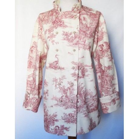 Chaquetilla de Cocinero en Toile de Jouy