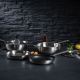 Wok con Tapa Inox Culinary Fiveply