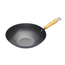 Wok antiadherente de acero al carbono 