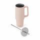 Vaso termo XL S´Well 1.1L rosa con pajita
