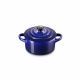 Mini cocotte de cerámica de gres azul